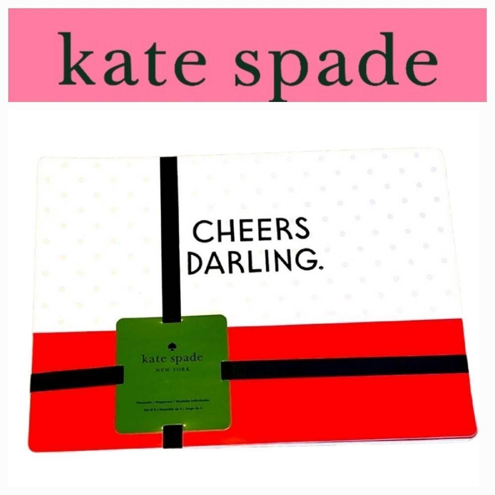 Kate Spade New York Cheers Darling Placemat Set